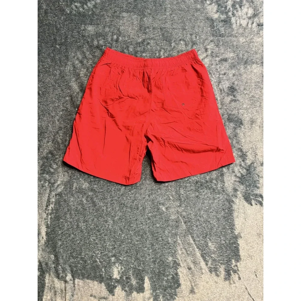 Polo Sport Ralph Lauren Mens M Red Swim Trunks Mesh Lined 7 Inseam